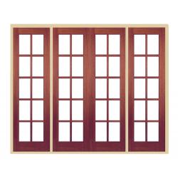 Pattern GTP External Hardwood French Doors with Sidelights